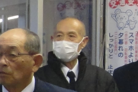 画像:マスク着用